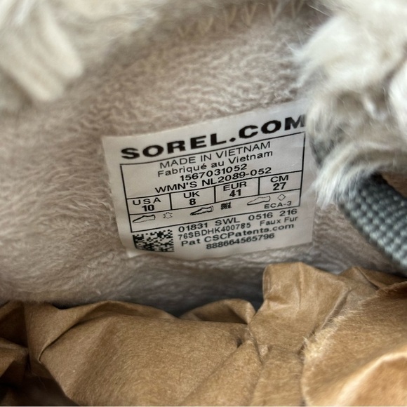 SOREL TIVOLI ll CITY GRAY ANKLE HEIGHT SIZE 10 - Picture 11 of 12